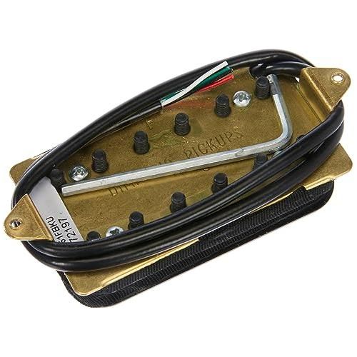 DiMarzio DP151FBK PAF Pro Alnico 5 Humbucker Bridge/Neck Pickup, F-Spaced, Black