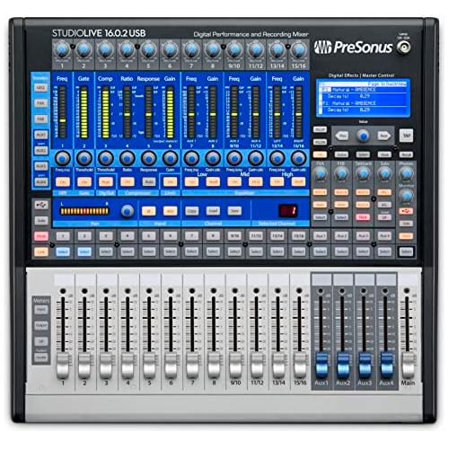 PreSonus StudioLive 16.0.2 USB 16x2 Performance & Recording Digital Mixer