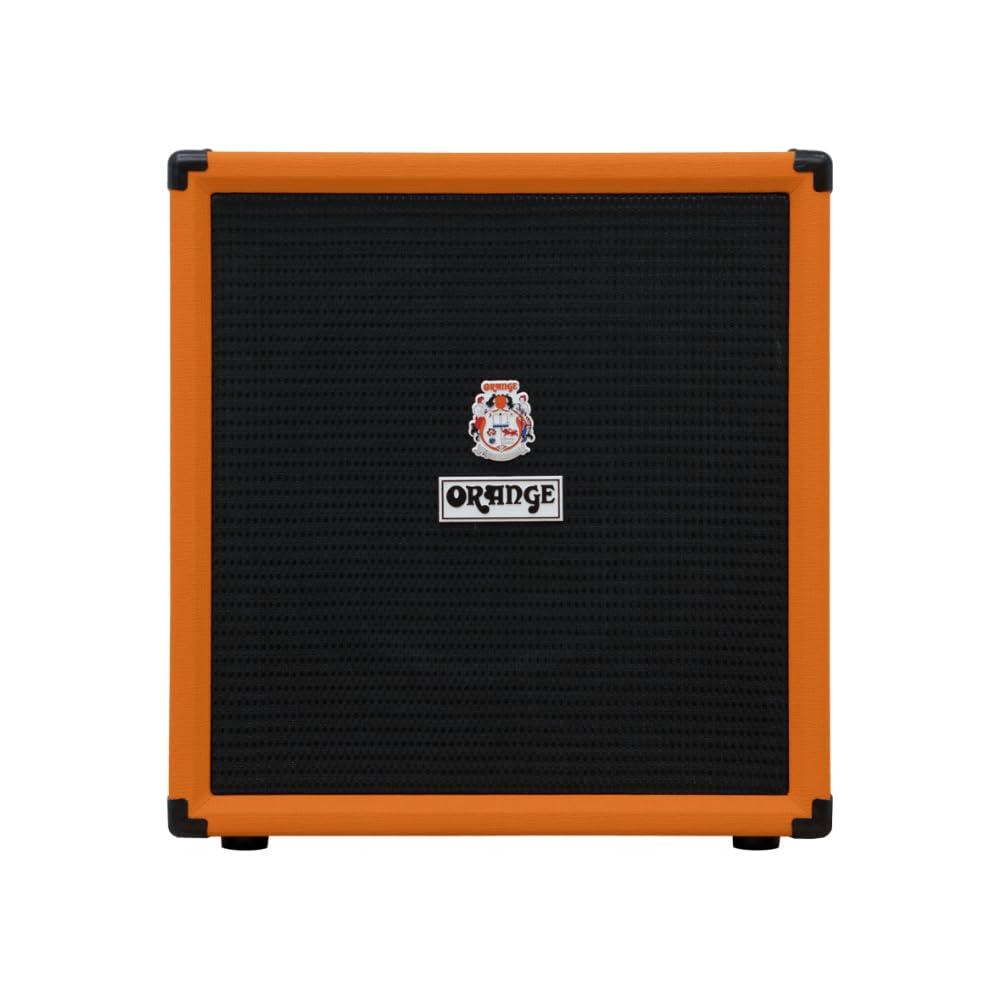 Orange Amps Crush Bass 100 1x15 100-Watt Bass Combo Orange Bundle w/Pig Hog Orange Crème 2.0 Instrument Cable, Power Cable and Liquid Audio Polishing Cloth