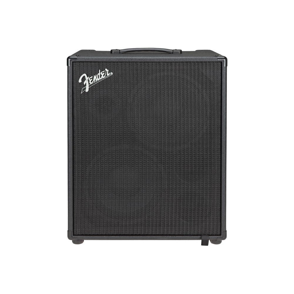 Fender Rumble Stage 800 Bass Amplifier 120V, Black Bundle w/Pig Hog PCH10BK Black Woven Instrument Cable, Foot Switch, Power Cable, 12x Picks and Liquid Audio Polishing Cloth