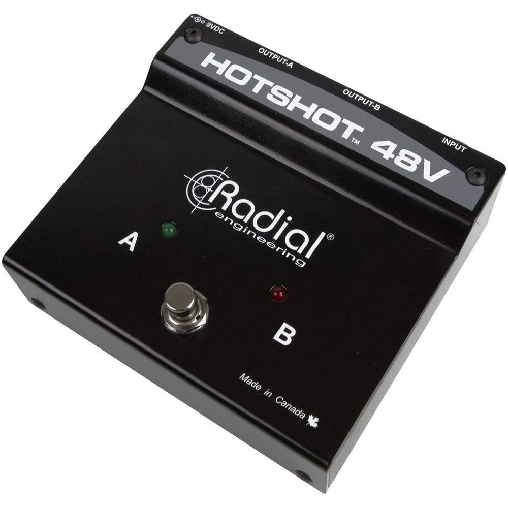 Radial HotShot 48V Condenser Microphone Switcher