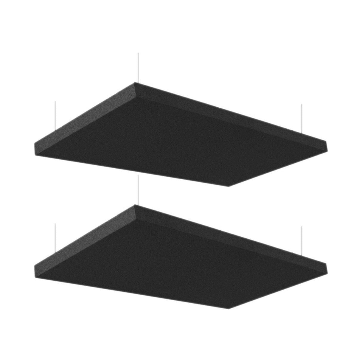 Primacoustic 1.5 inch Nimbus 2 x 4 foot Acoustic Ceiling Cloud Panel - Black (2-pack)