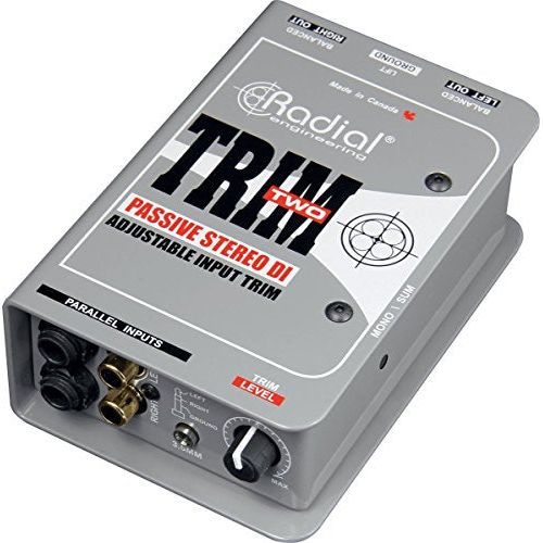 Radial Trim-Two Stereo DI with Level Control