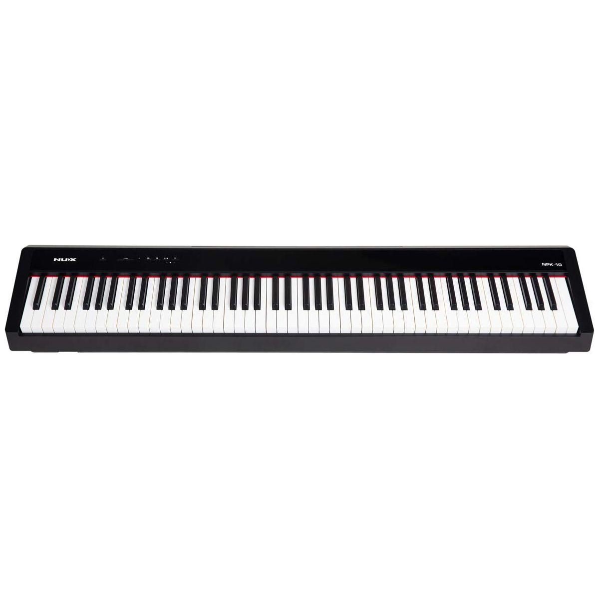 NuX NPK-10 88-Key Scaled Hammer-Action Portable Digital Piano (Black)