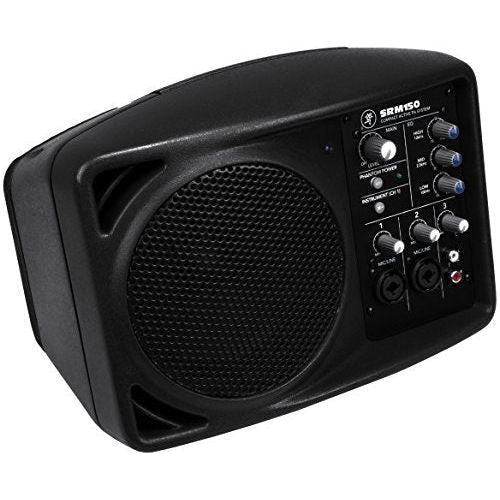 Mackie SRM150 5.25-Inch Compact Active PA System, Black