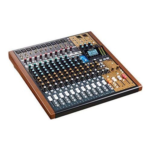 Tascam Model 16 All-In-One 16-track Mixing and Recording Studio, Analog Mixer, Digital Recorder, USB Audio Interface