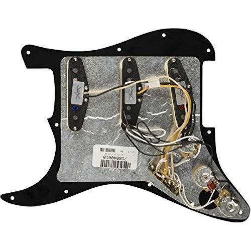 Fender Pre-Wired Strat Pickguard, Custom '69 SSS Electric Guitar Electronics