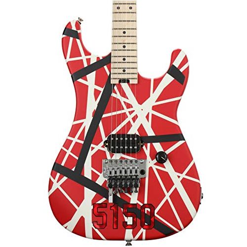 EVH Striped Series 5150 - Red, Black and White