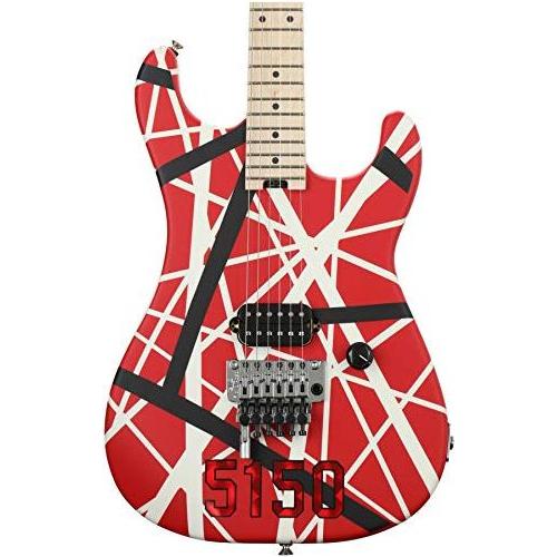 EVH Striped Series 5150 - Red, Black and White