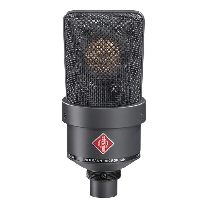 Liquid Audio Neumann TLM 103-MT Large Diaphragm Cardioid Microphone, Black Bundle w/Pig Hog PHM10 8mm Mic Cable, Pop Filter Polishing Cloth