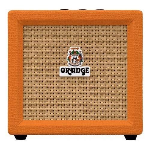 Orange Crush Amp Mini 3W Analogue Combo Battery Powered Amp Bundle with 2 Batteries & Liquid Audio Polishing Cloth - Electric Bass Guitar Amp, Portable Practice Amp, Mini Speaker Amplifier