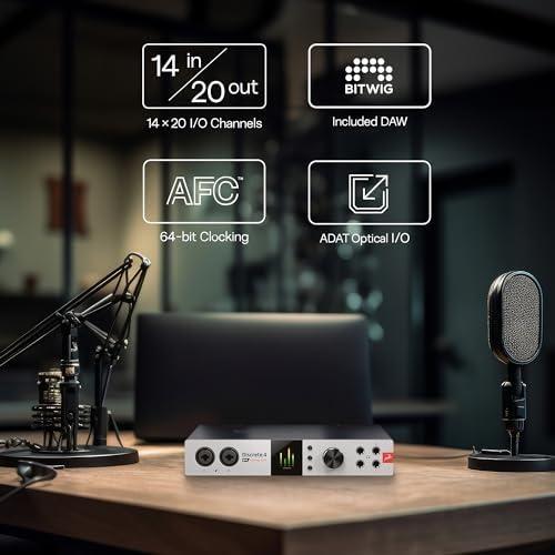 Discrete 4 Pro Synergy Core 14x20 Thunderbolt 3 and USB 2.0 Audio Interface with Onboard Real-time Effects - Antelope Audio