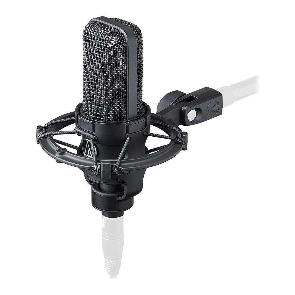 Liquid Audio Audio Technica AT4040 Cardioid Condenser MicrophoneBundle w/Pig Hog PHM10 8mm Mic Cable, Pop Filter Polishing Cloth