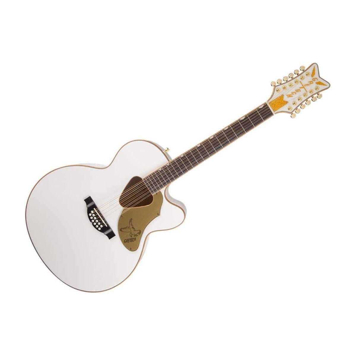 Gretsch G5022CWFE-12 Rancher Falcon White 12-String Acoustic-Electric Guitar