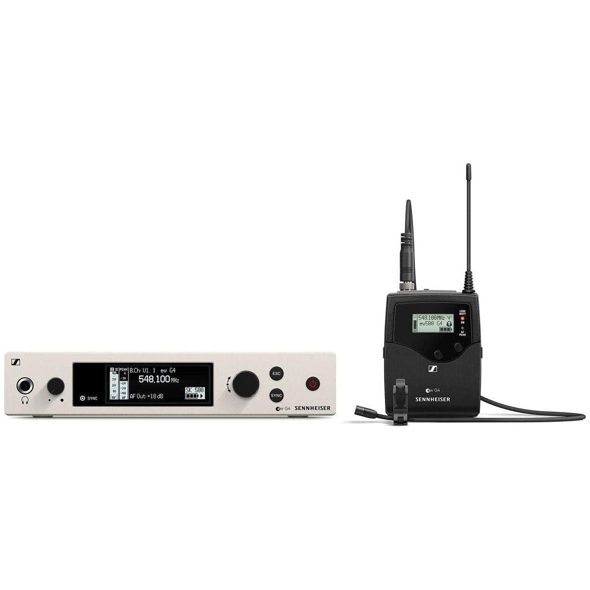 Sennheiser Wireless Lavalier Set (ew 500 G4-MKE2-GW1)