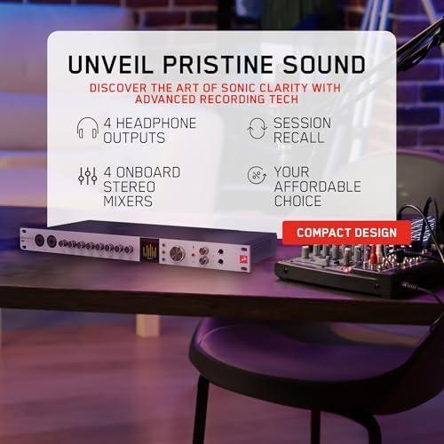 Discrete 8 Pro Synergy Core 26x32 Thunderbolt 3 Interface and USB 2.0 Audio Interface with Onboard Real-time Effects - Antelope Audio