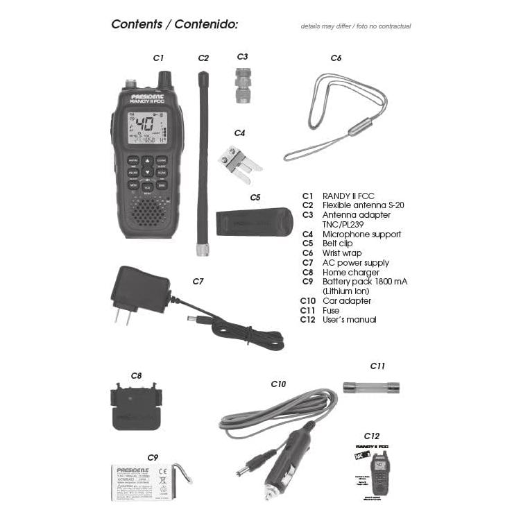 Randy II FCC - First FCC Approved AM/FM Handheld CB Radio