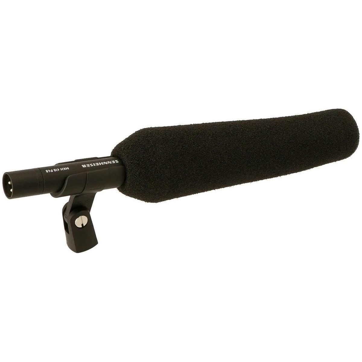 SENNHEISER Wired Professional MKH 416-P48U3 Short Shotgun Interference Tube Microphone,Black