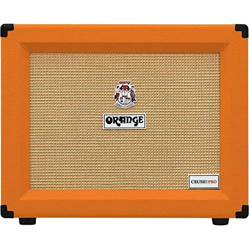 Orange Orange Crush CR60C 1x12 60-Watt Combo Orange w/Pig Hog 10' Guitar Instrument Cable, a Power Supply AC Adapter, 12-Pack Guitar Picks & Liquid Audio Polishing Cloth