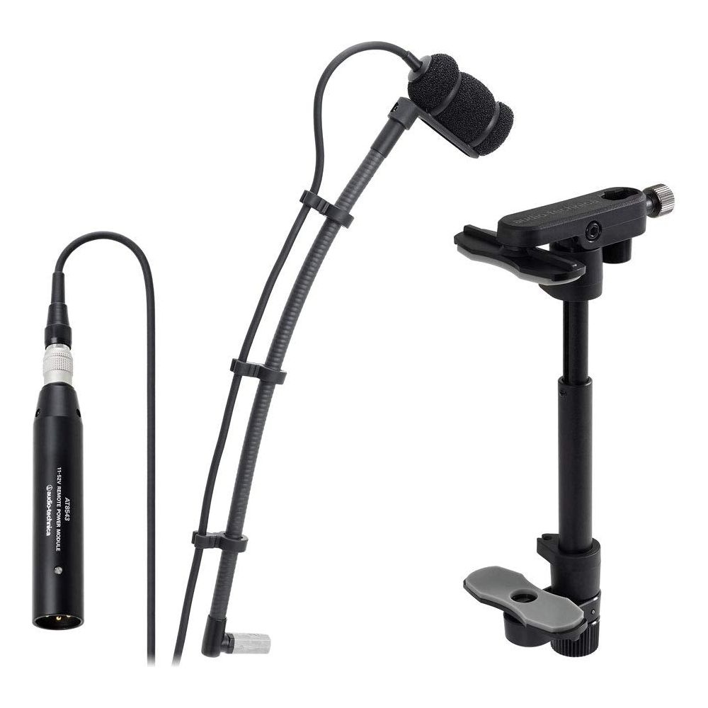 Audio-Technica ATM350GL Cardioid Condenser Instrument Microphone with Guitar Mounting System