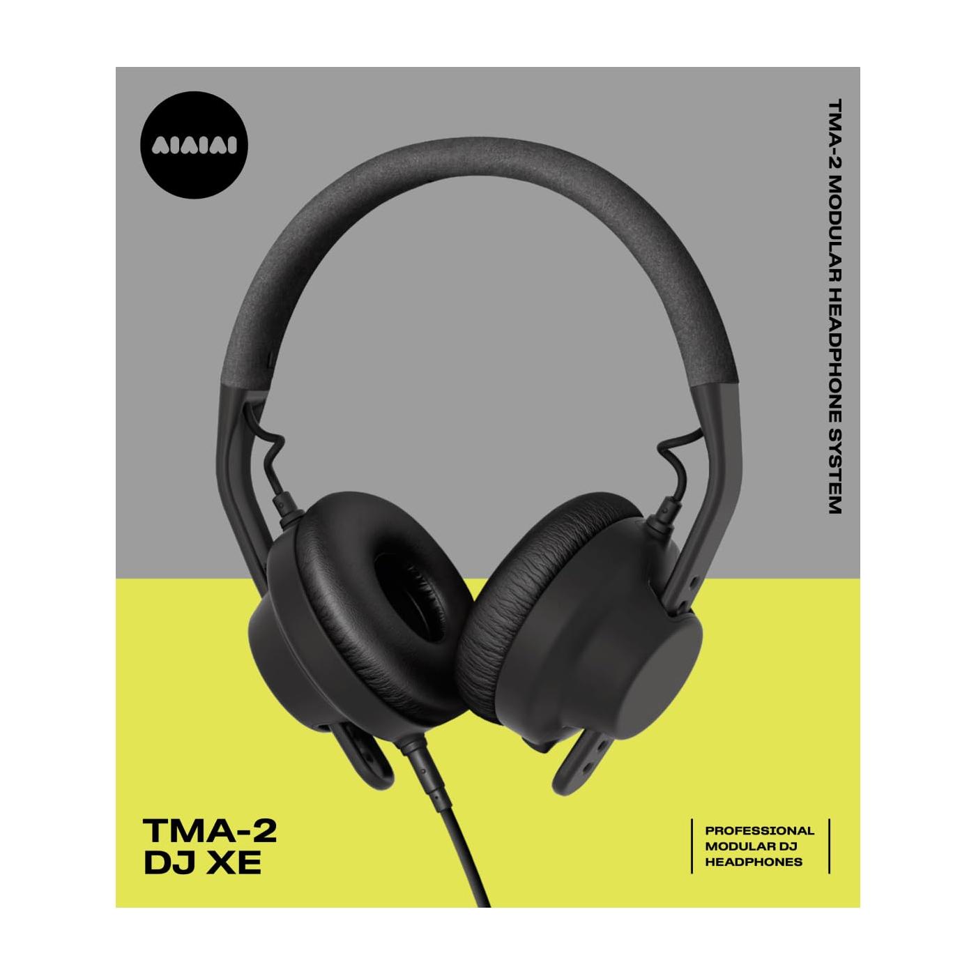 AIAIAI TMA-2 DJ XE Ultra Light Weight DJ Headphones, Black