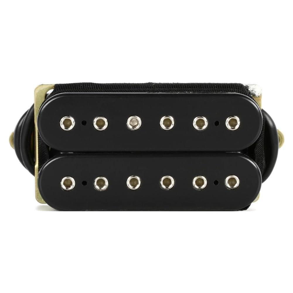 DiMarzio DP100BK Super Distortion Humbucker Pickup, Black w/ 12x Guitar Picks and Liquid Audio Polishing Cloth