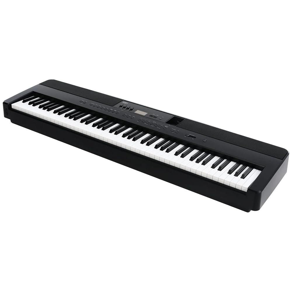 Kawai ES920 88-Key Digital Piano, Satin Black Bundle with Kawai F-10H Damper Pedal and Liquid Audio Polishing Cloth