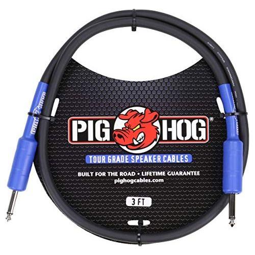 Pig Hog PHSC10 High Performance 14 Gauge 9.2mm 1/4" Speaker Cable, 10 Feet