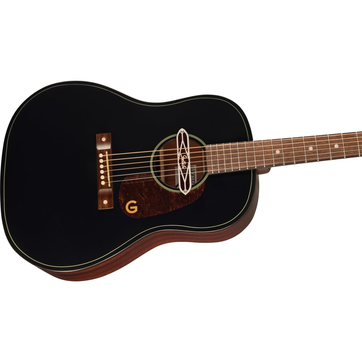 Gretsch Jim Dandy Deltoluxe Dreadnought Acoustic-electric Guitar - Black