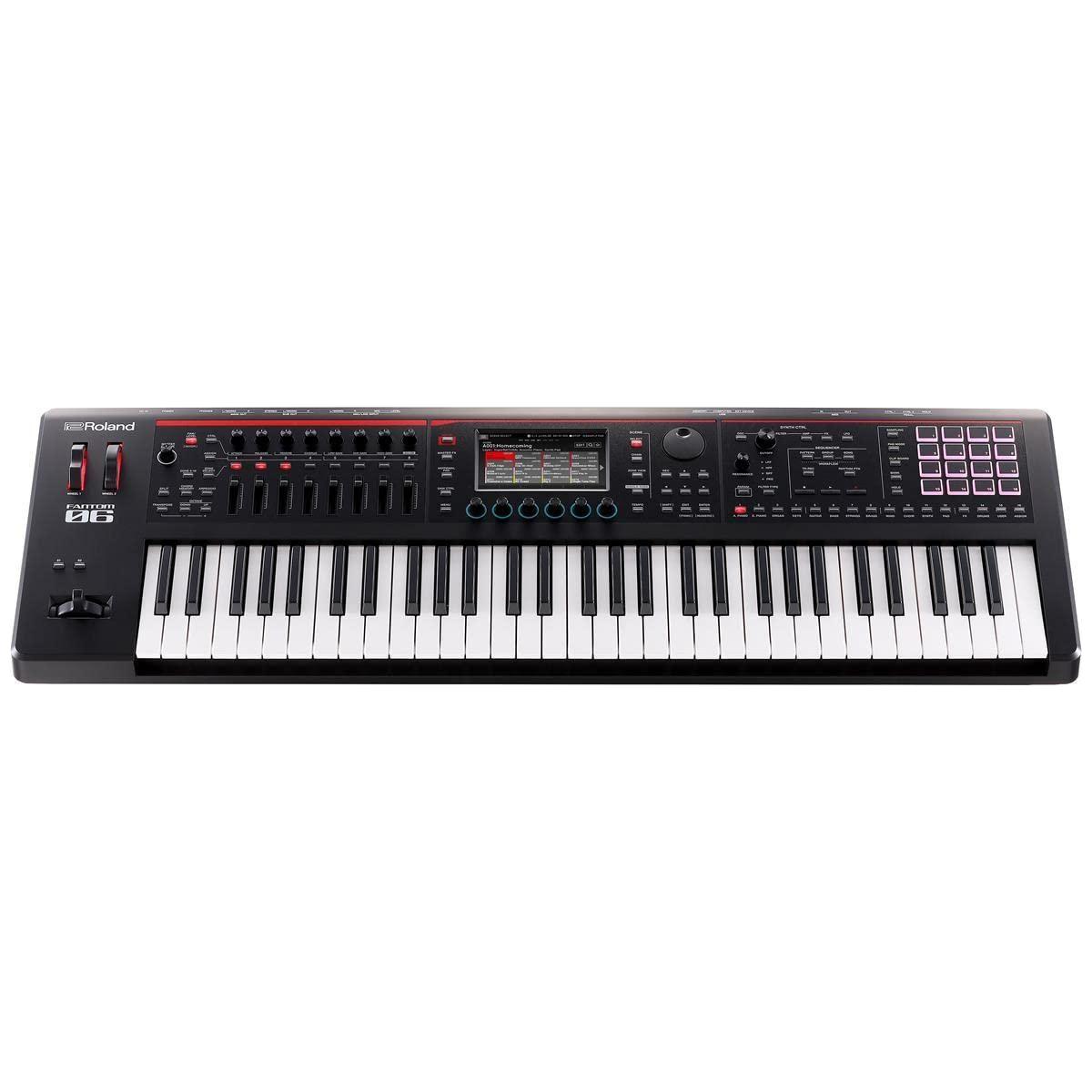 Roland Synthesizer (FANTOM-06),Black, 61-Key