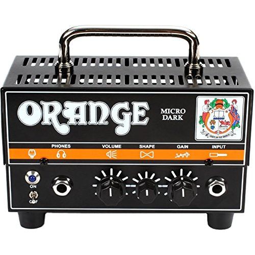 Orange Micro Dark Terror Hybrid Amp Head Mini Stack Combo w/ Cabinet and Speaker Cable bundle