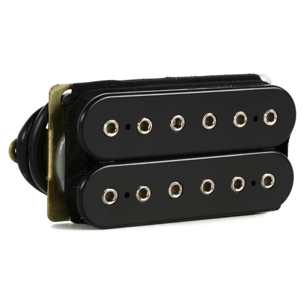 DiMarzio DP100BK Super Distortion Humbucker Pickup, Black w/ 12x Guitar Picks and Liquid Audio Polishing Cloth