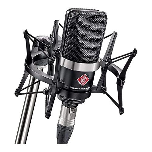 Neumann TLM 102 Black Cardioid Condenser Microphone Studio Set w/ Shock Mount MT