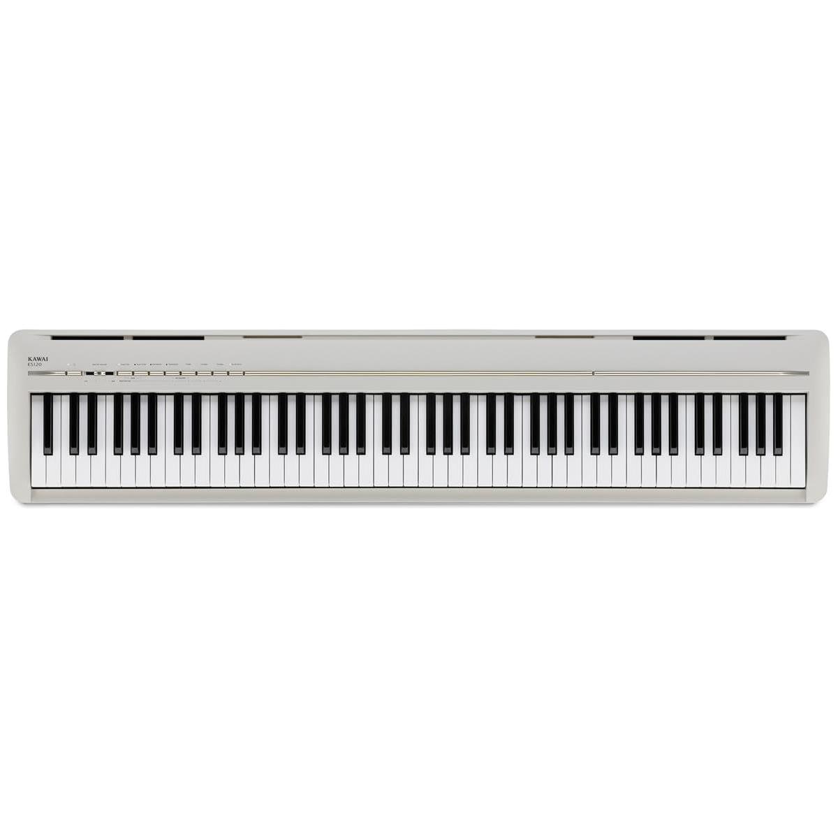 Kawai ES120 88-key Digital Piano with Speakers - Light Gray