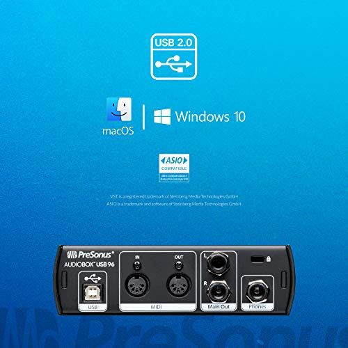 PreSonus AudioBox USB 96 25th Anniversary Edition with Studio One Artist and Ableton Live Lite DAW Recording Software