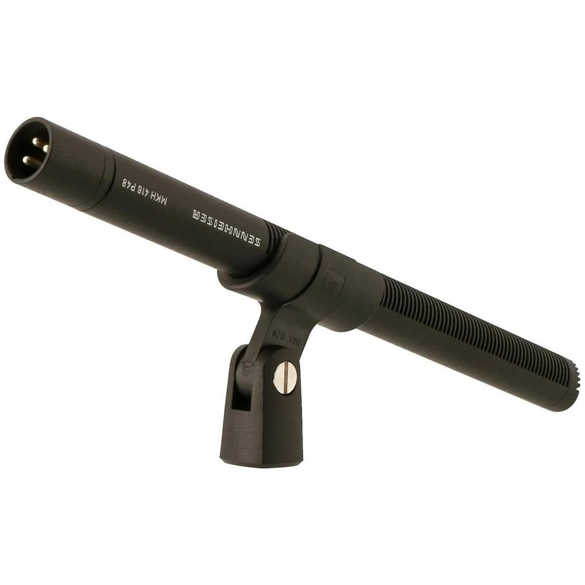 SENNHEISER Wired Professional MKH 416-P48U3 Short Shotgun Interference Tube Microphone,Black