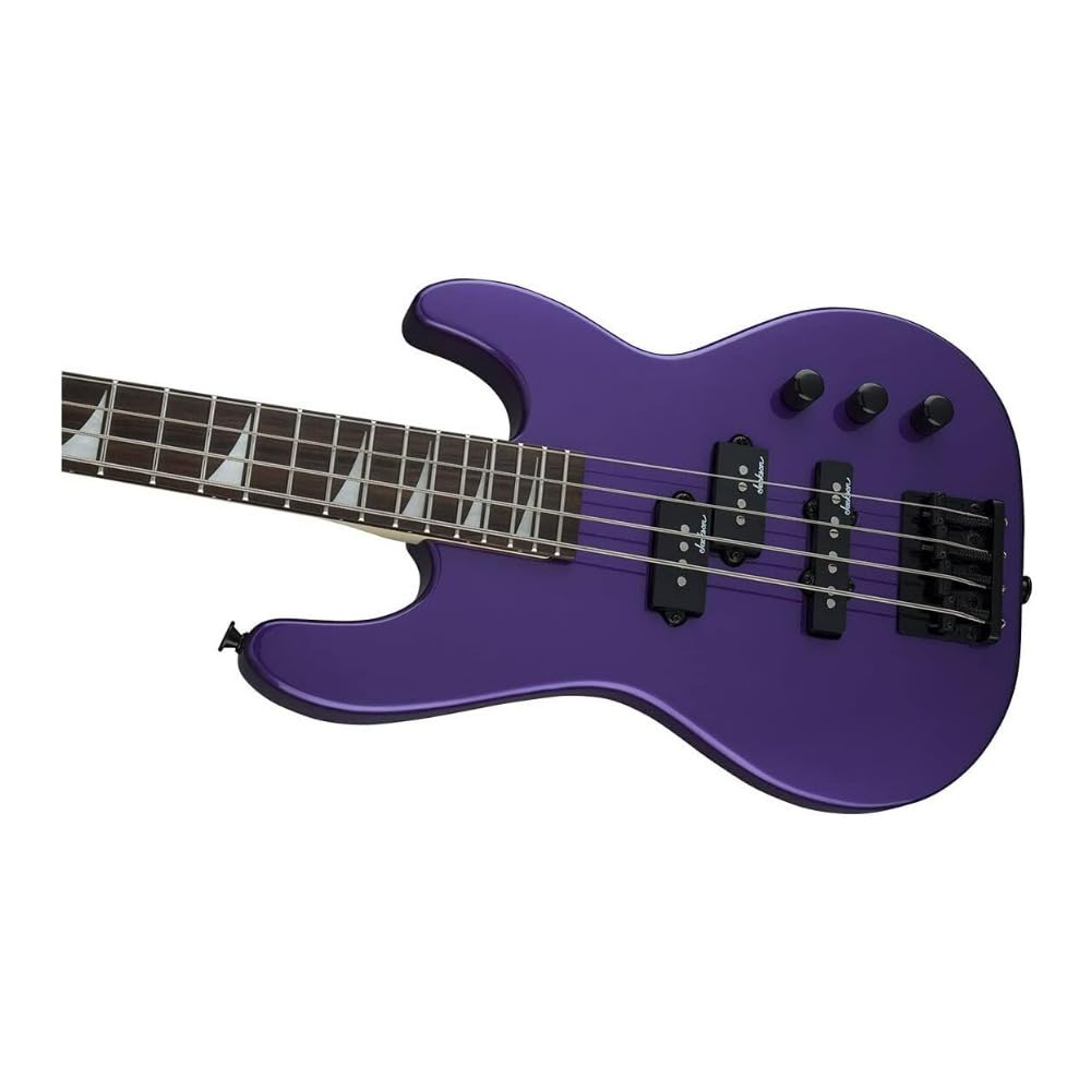 Jackson JS Series Concert Bass Minion JS1X, Amaranth Fingerboard, Pavo Purple