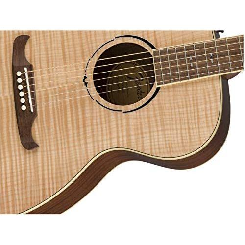 Fender FA-345CE Auditorium Cutaway Acoustic Guitar, with 2-Year Warranty, 3-Color Tea Burst