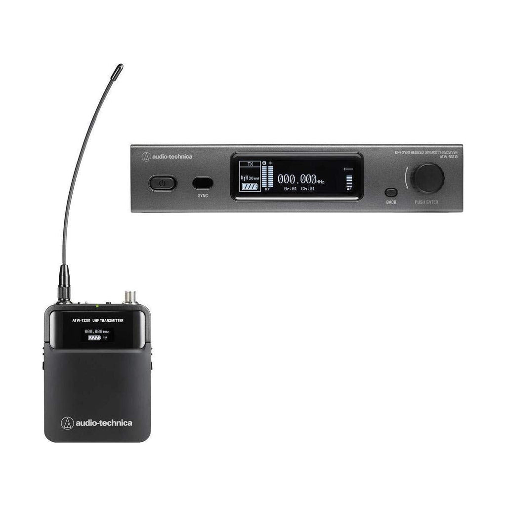 Audio-Technica ATW-3211DE2 3000 Series Fourth Generation Wireless Microphone System (DE2: 470.125 to 529.975 MHz)