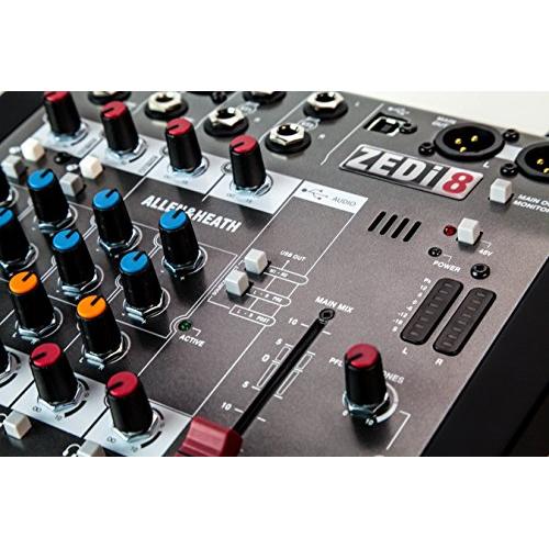 Allen & Heath Mixer-Powered (AH-ZEDI8)