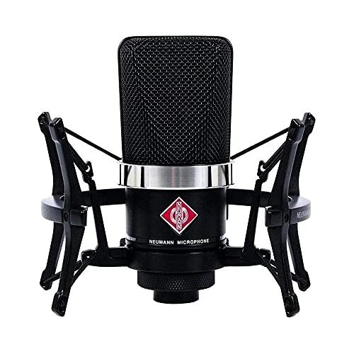 Neumann TLM 102 Black Cardioid Condenser Microphone Studio Set w/ Shock Mount MT