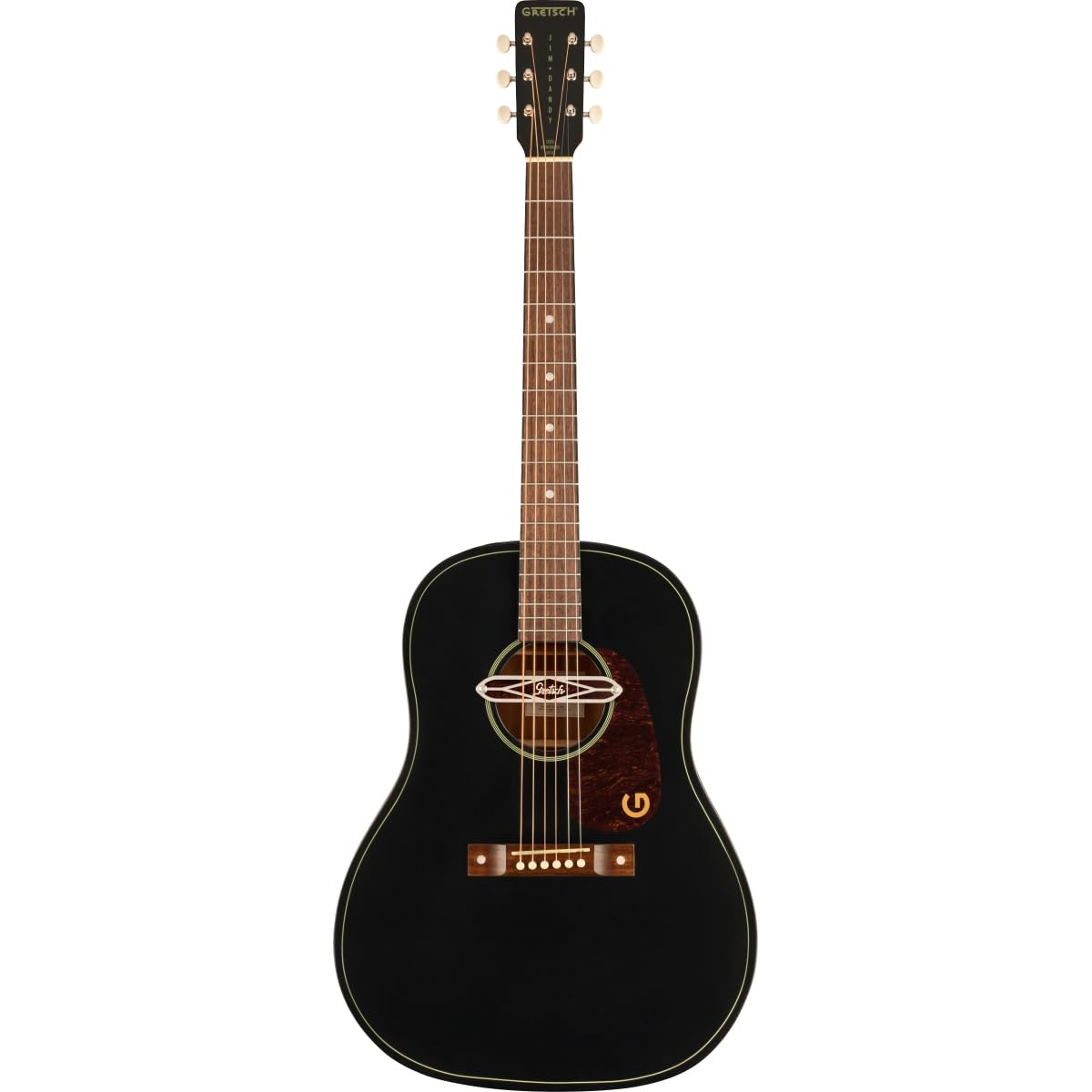 Gretsch Jim Dandy Deltoluxe Dreadnought Acoustic-electric Guitar - Black