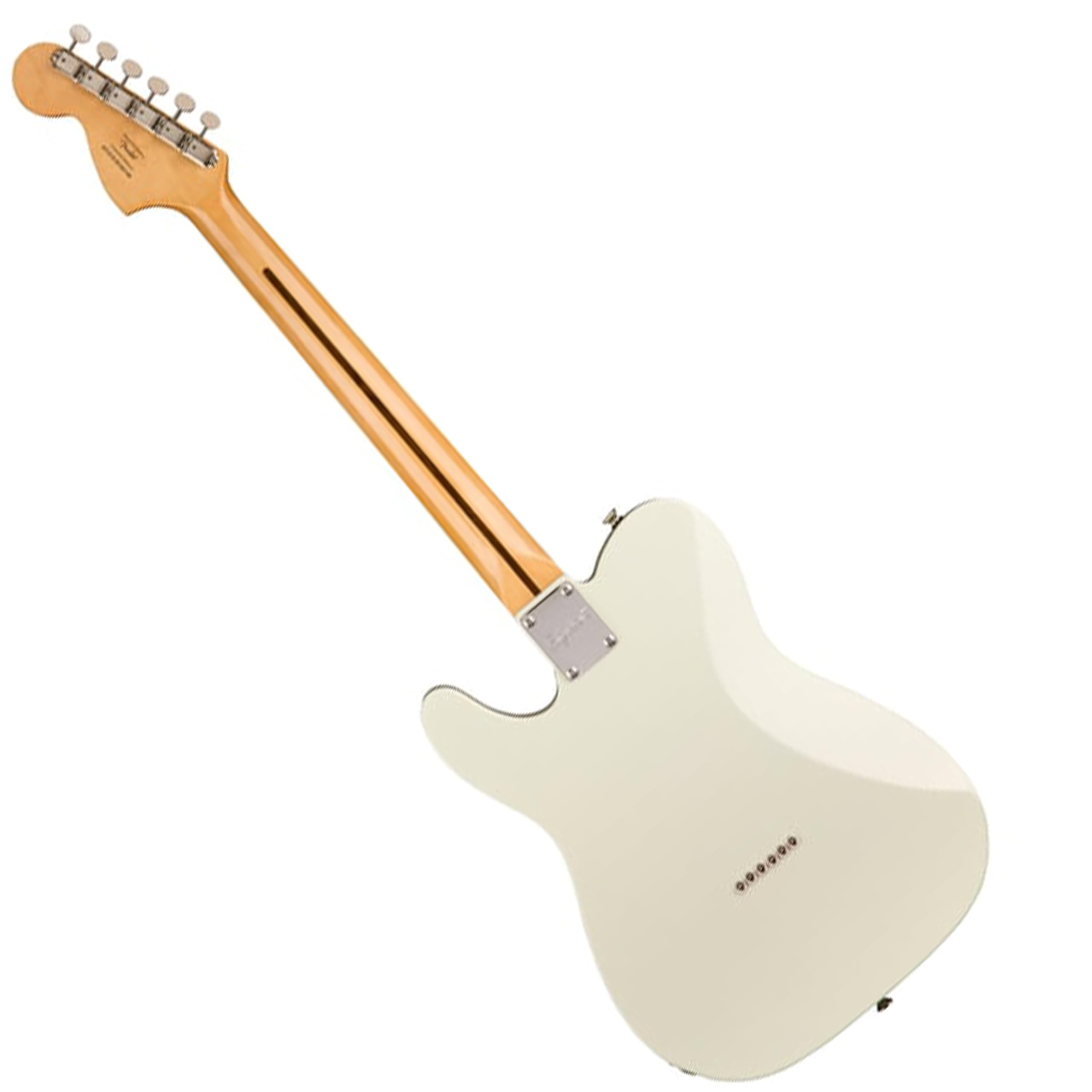 Squier Classic Vibe '70s Telecaster® Deluxe, Maple Fingerboard, Olympic White - 0374060505 Bundle w/ 12-Pack Guitar Pick and Liquid Audio Polishing Cloth