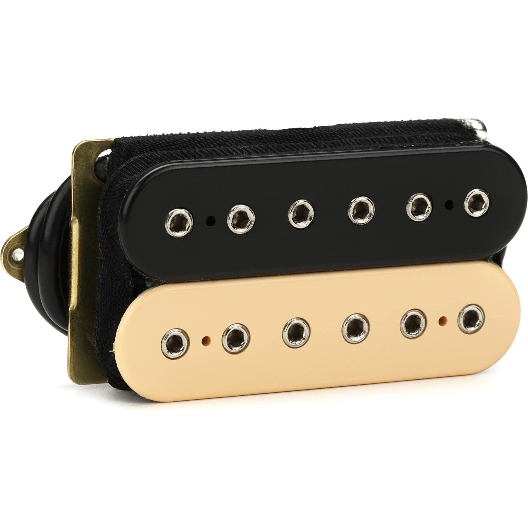 DiMarzio DP100BC Super Distortion Humbucker Pickup BLACK/CREME Regular Spaced