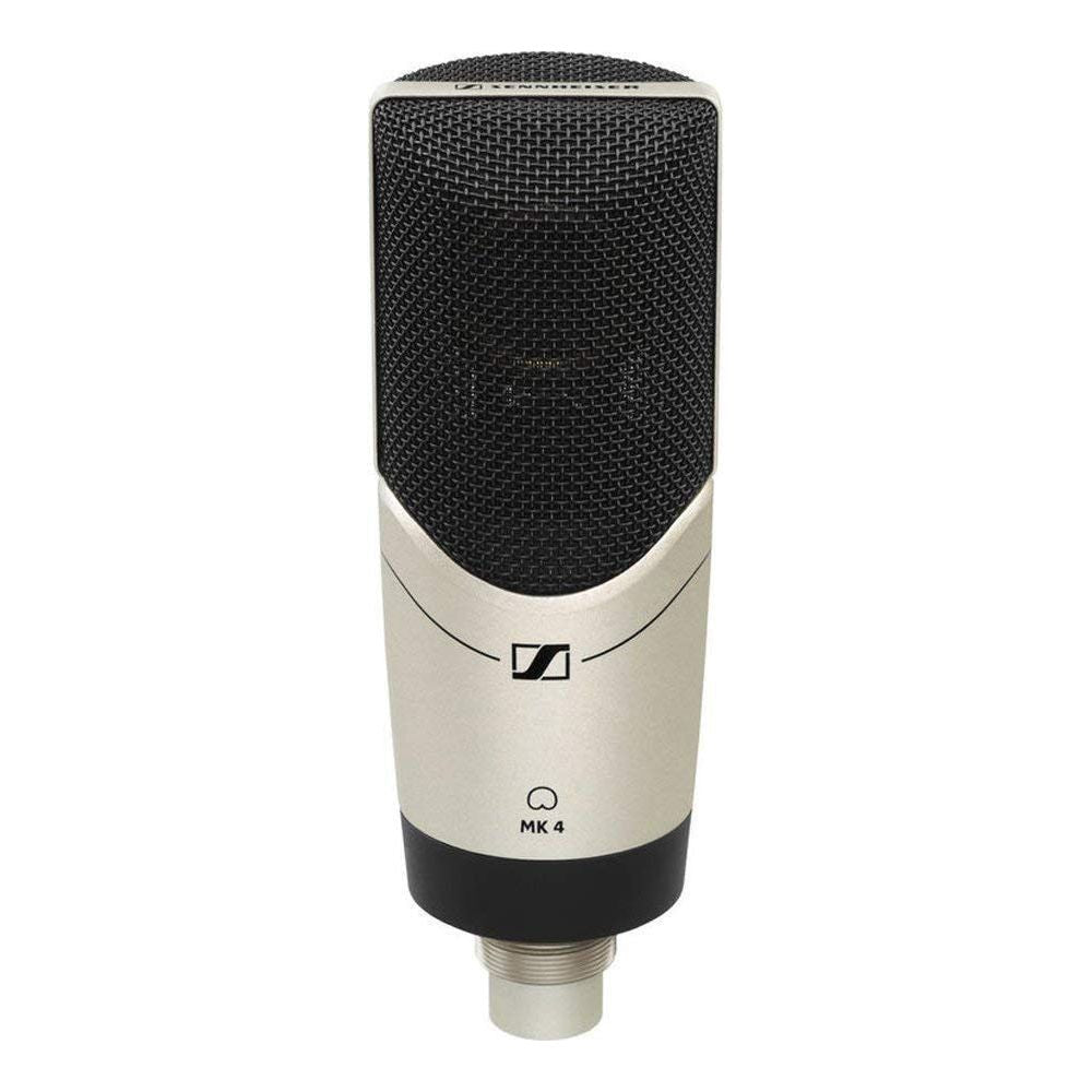 Sennheiser MK4 Set Cardioid Condenser Large Diaphragm Microphone With MKS4 Shockmount,and PopGuard