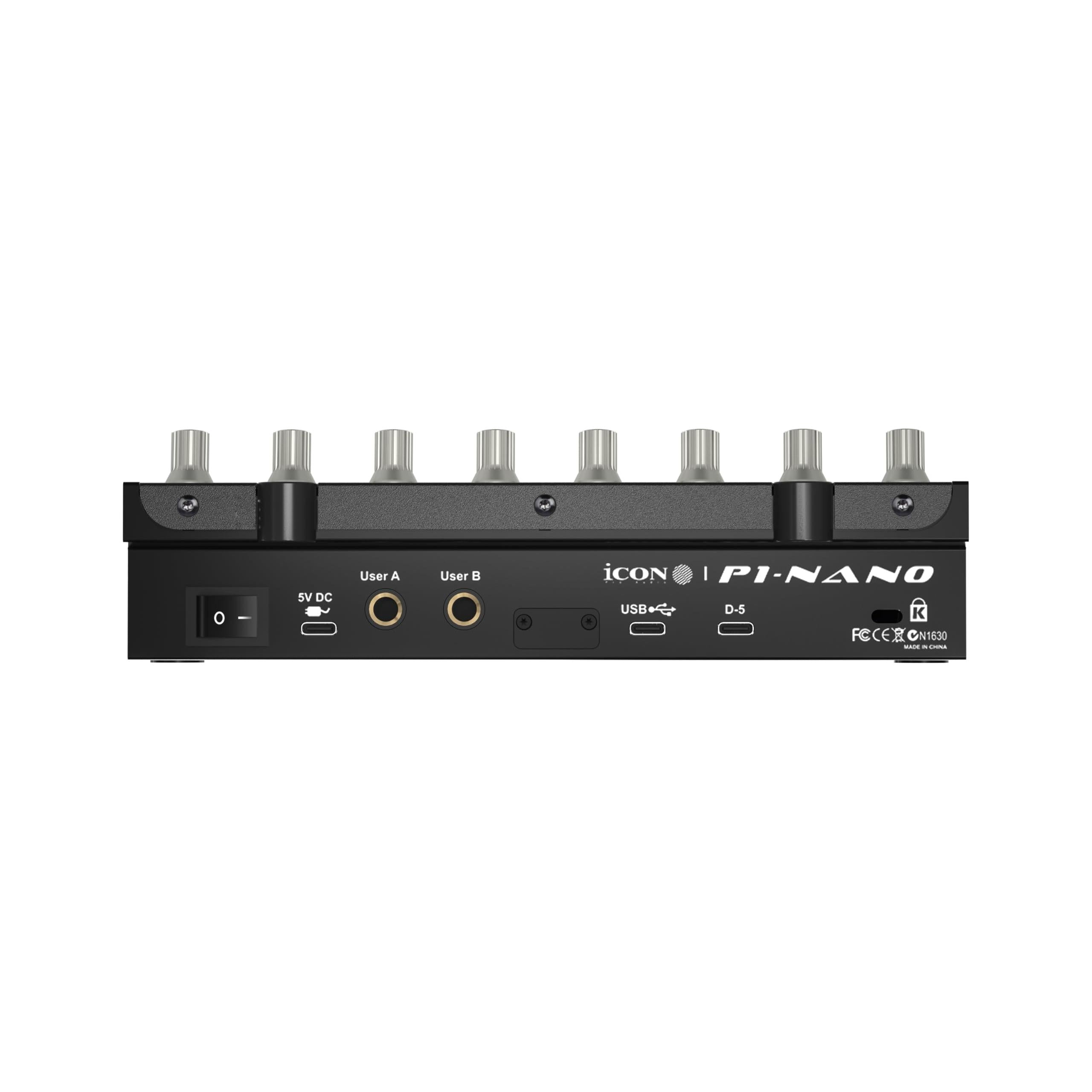 iCON Pro Audio P1 Nano Compact USB C-MIDI Control Surface