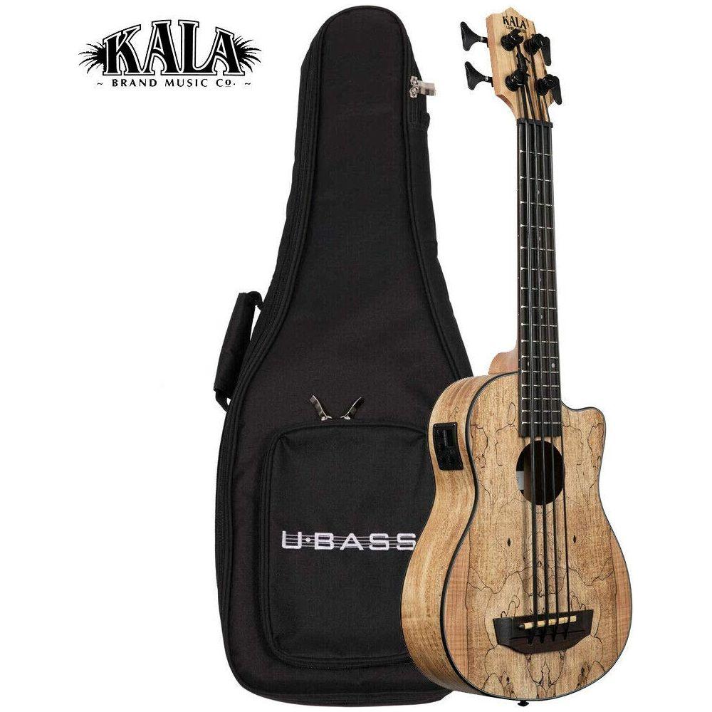 Kala Brand Music Co., 4-String Ukulele, Right, Natural, Ubass SP-MAPL-FS