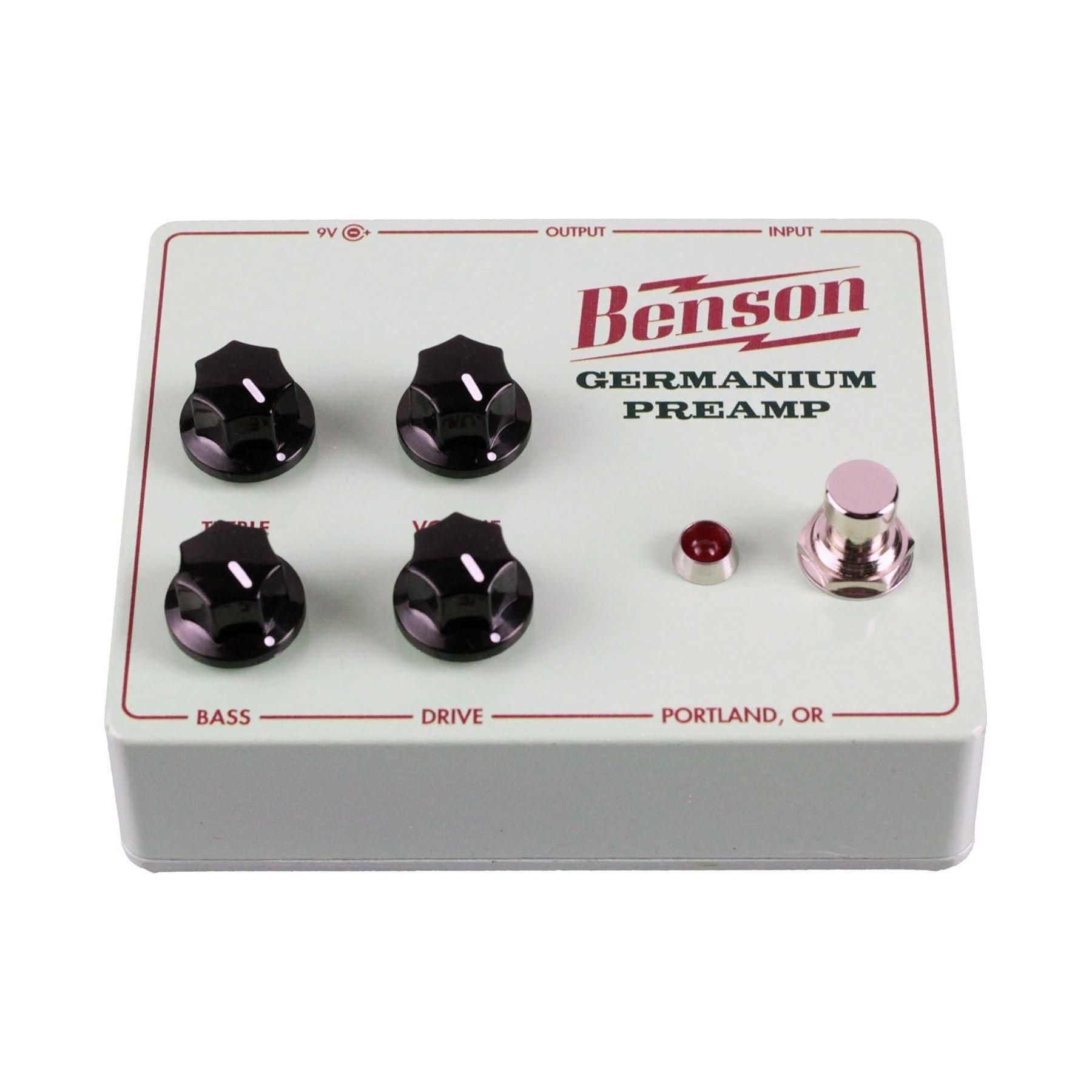 Benson Amps Germanium Preamp Guitar Effects Pedal