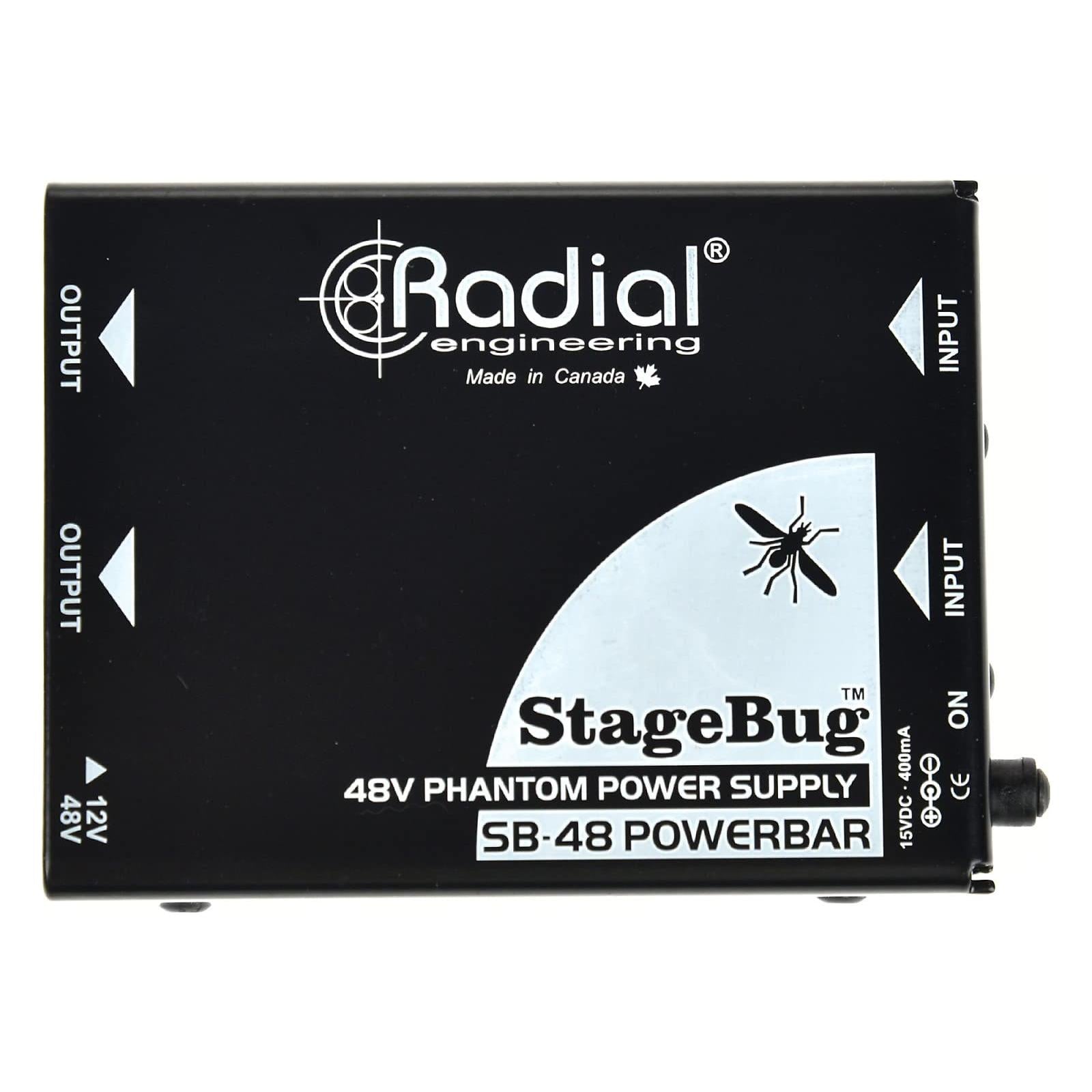 Radial StageBug SB-48 Phantom Power Supply