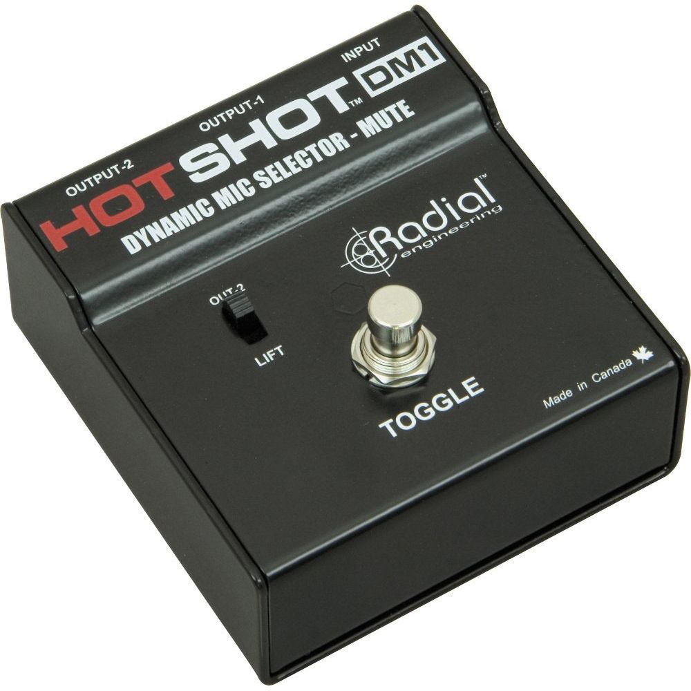 Radial Engineering HotShot DM1 Microphone Signal Muting Footswitch